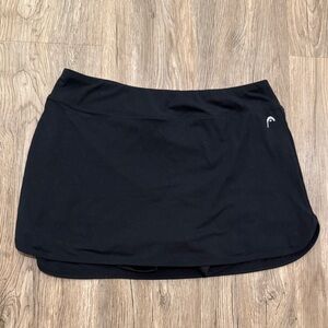 Black Women's HEAD Tennis Skort